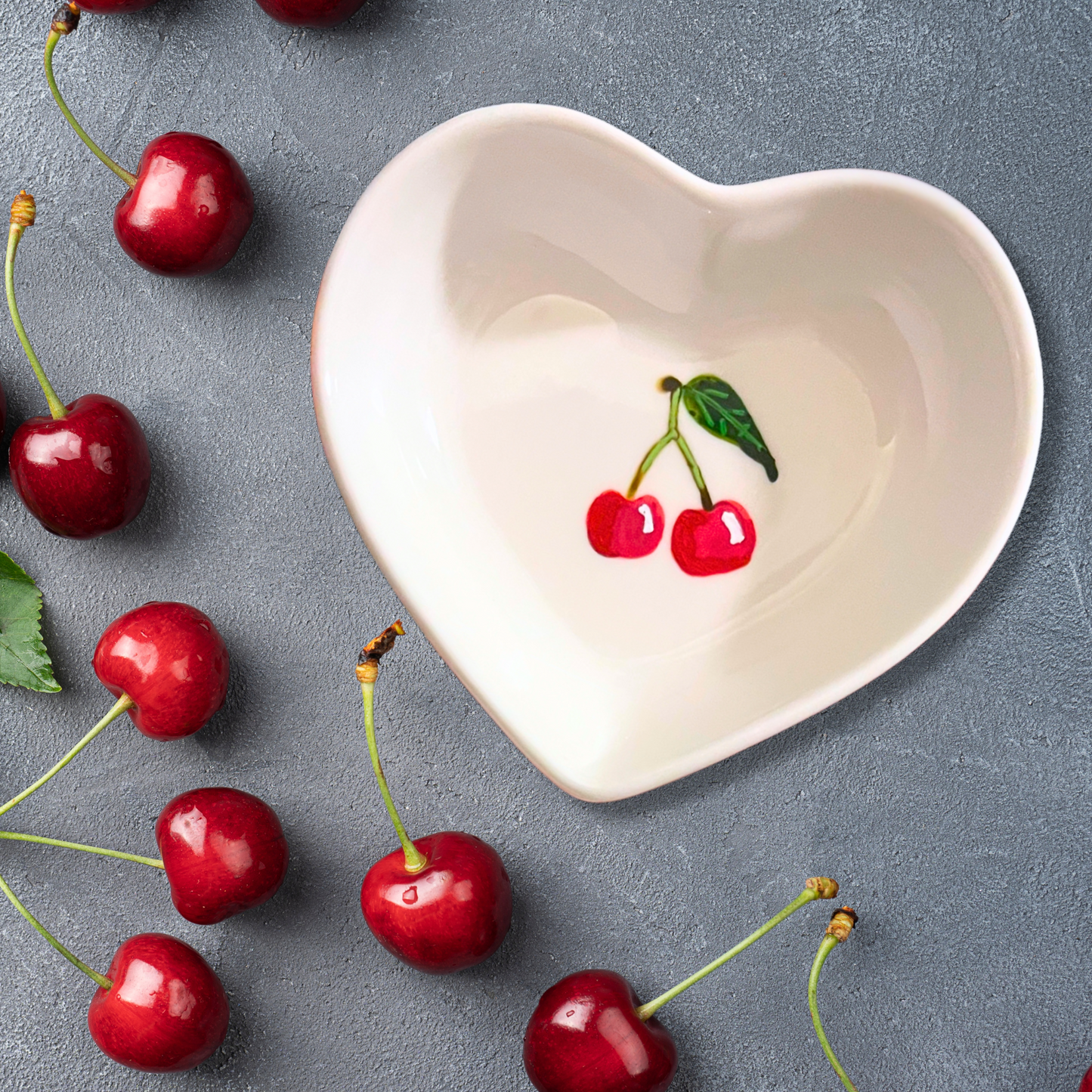 Cherries Ceramic Trinket Dish (Copy)