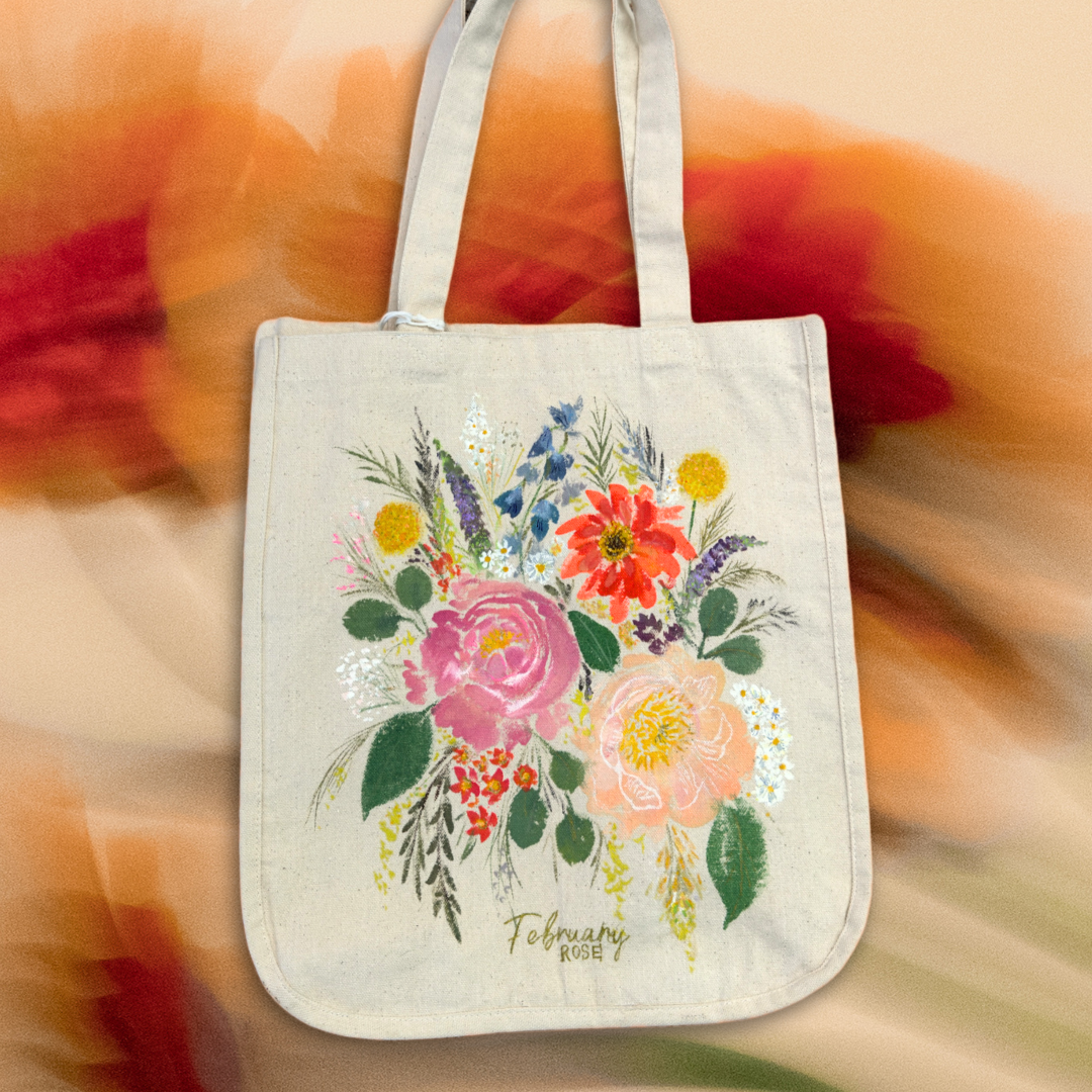 Blooms Canvas Tote 3