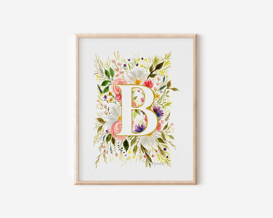 Monogram Letter Prints