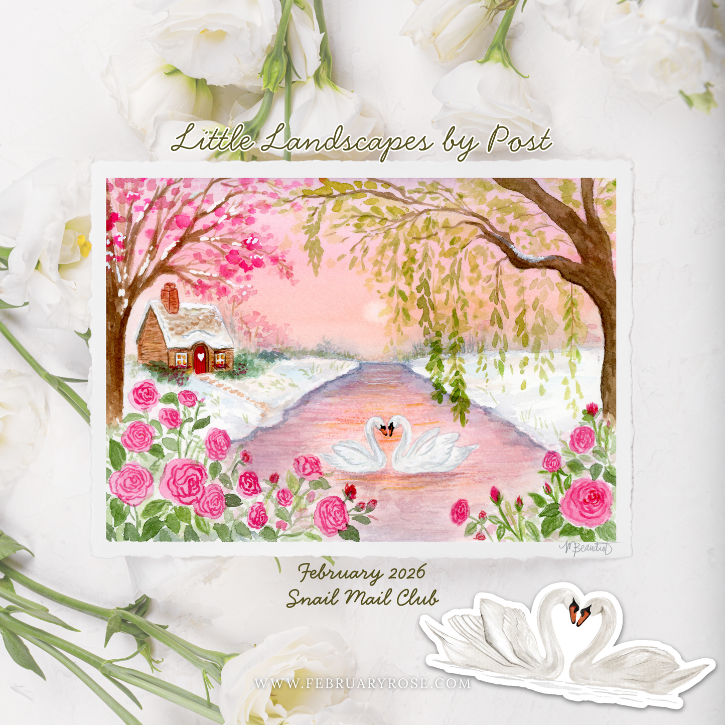 February Swan Lake 2026 Little Landscape