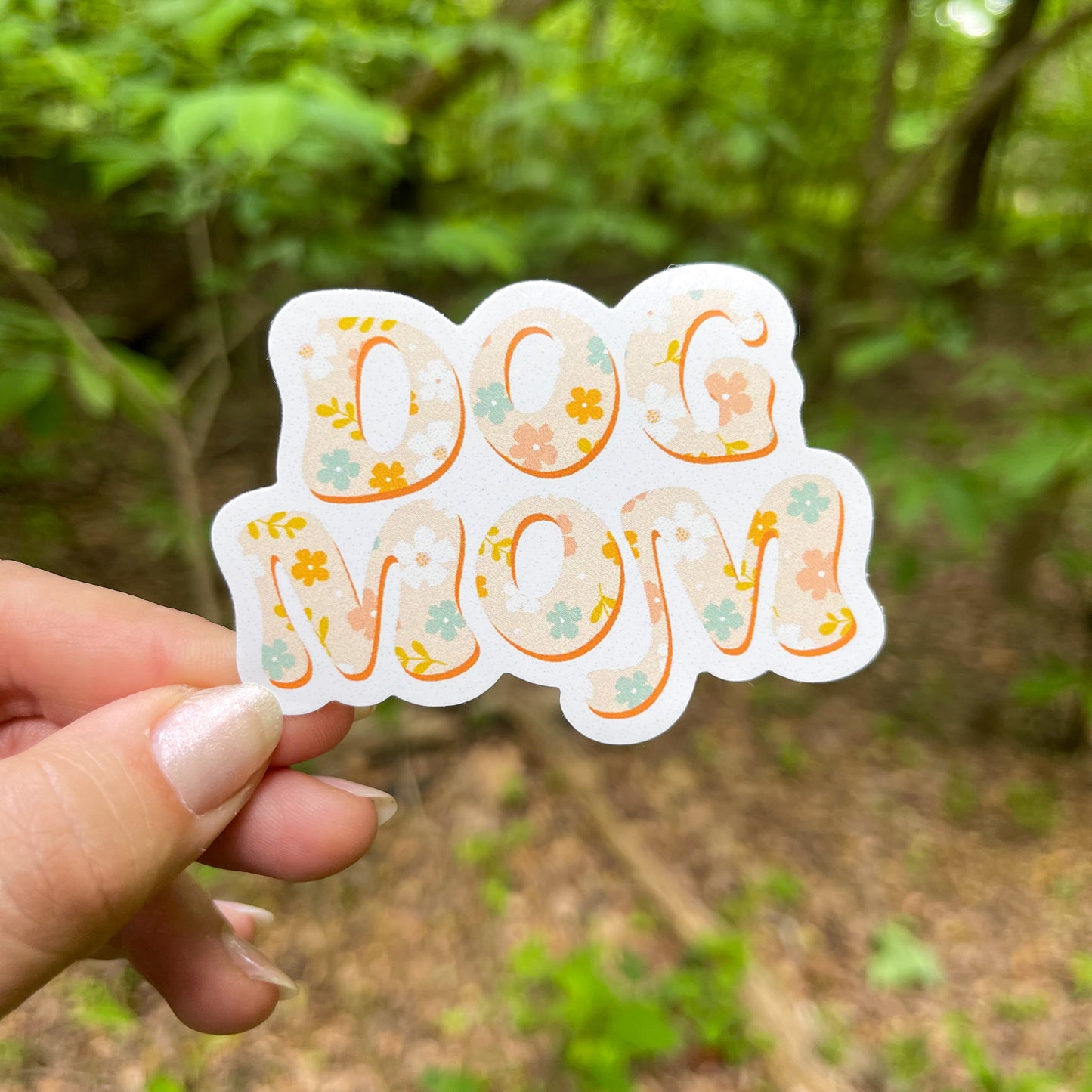 Dog Mom Vinyl Sticker