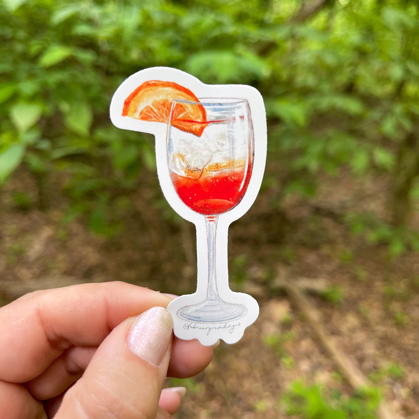 Aperol Spritz Vinyl Sticker