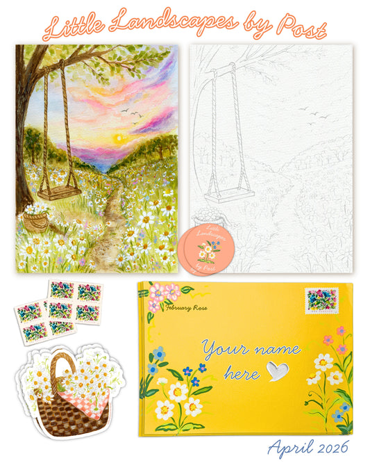 April Daisy Field 2026 Little Landscape