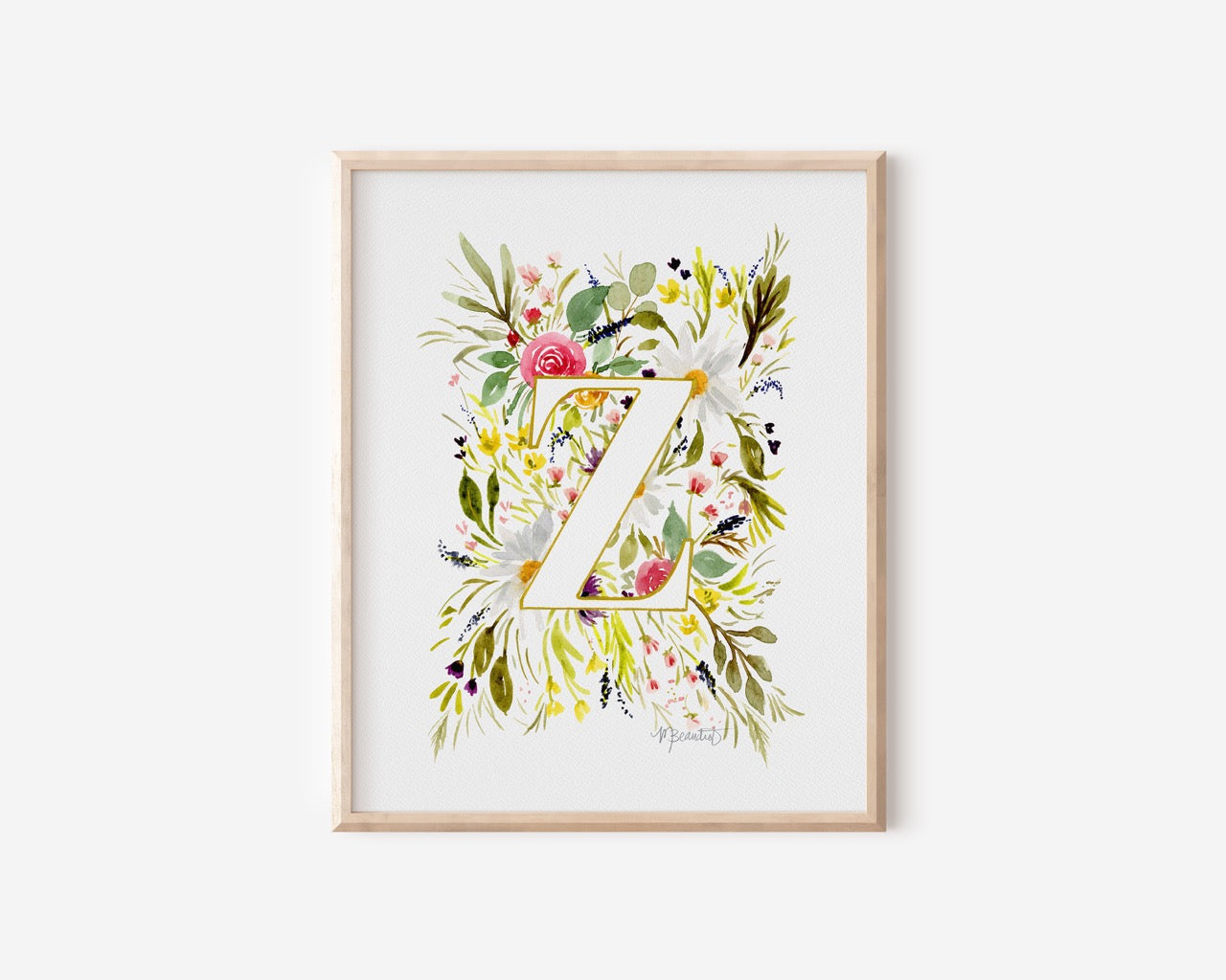 Monogram Letter Prints