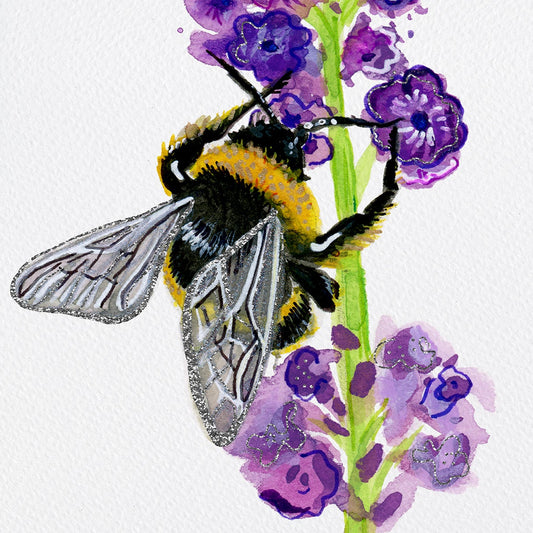Bee Happy Art Print
