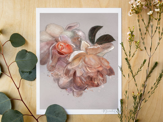 Vintage Roses Art Print