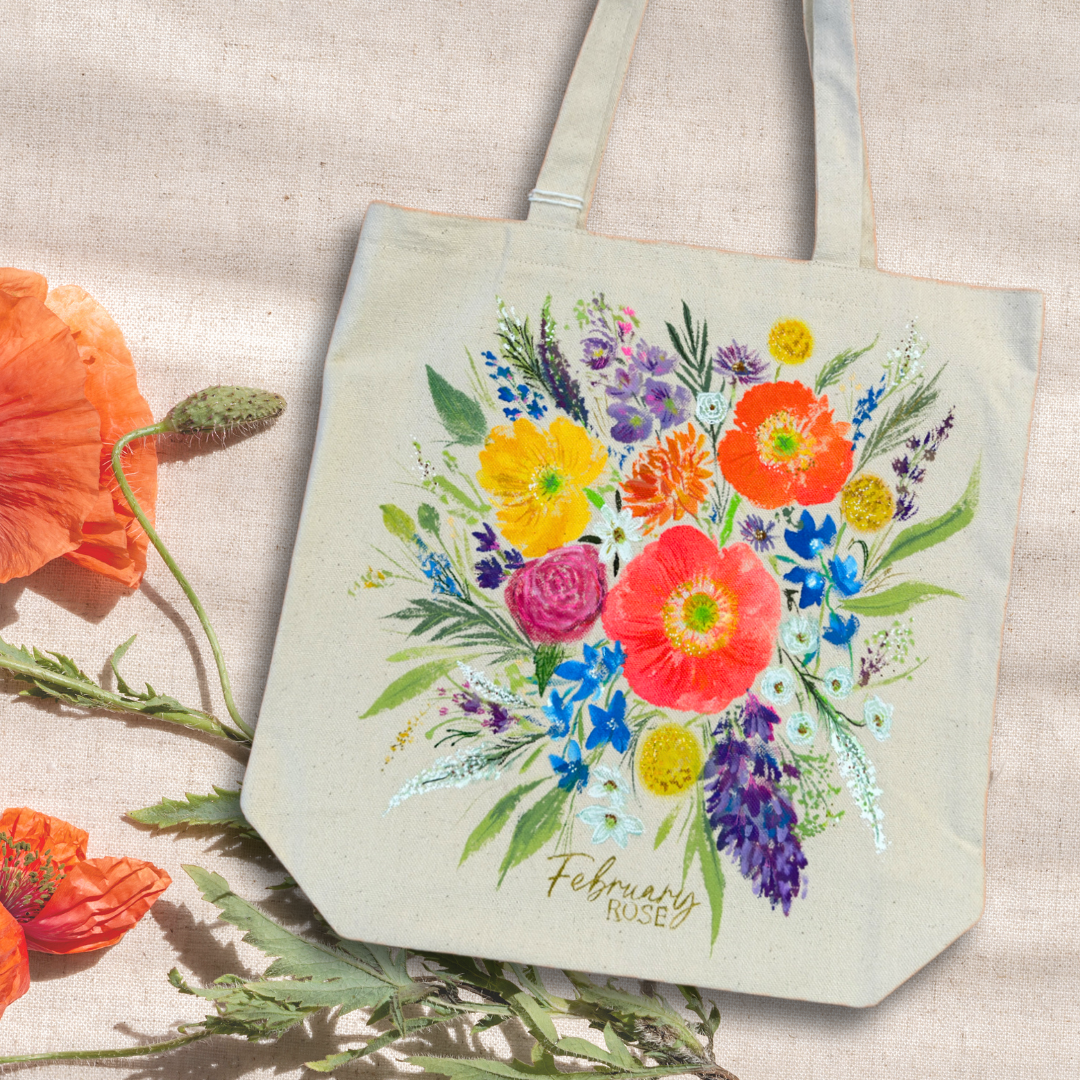 Blooms Canvas Tote 2