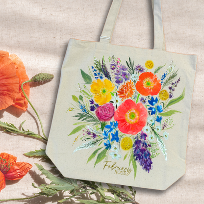 Blooms Canvas Tote 2