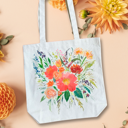 Blooms Canvas Tote 1