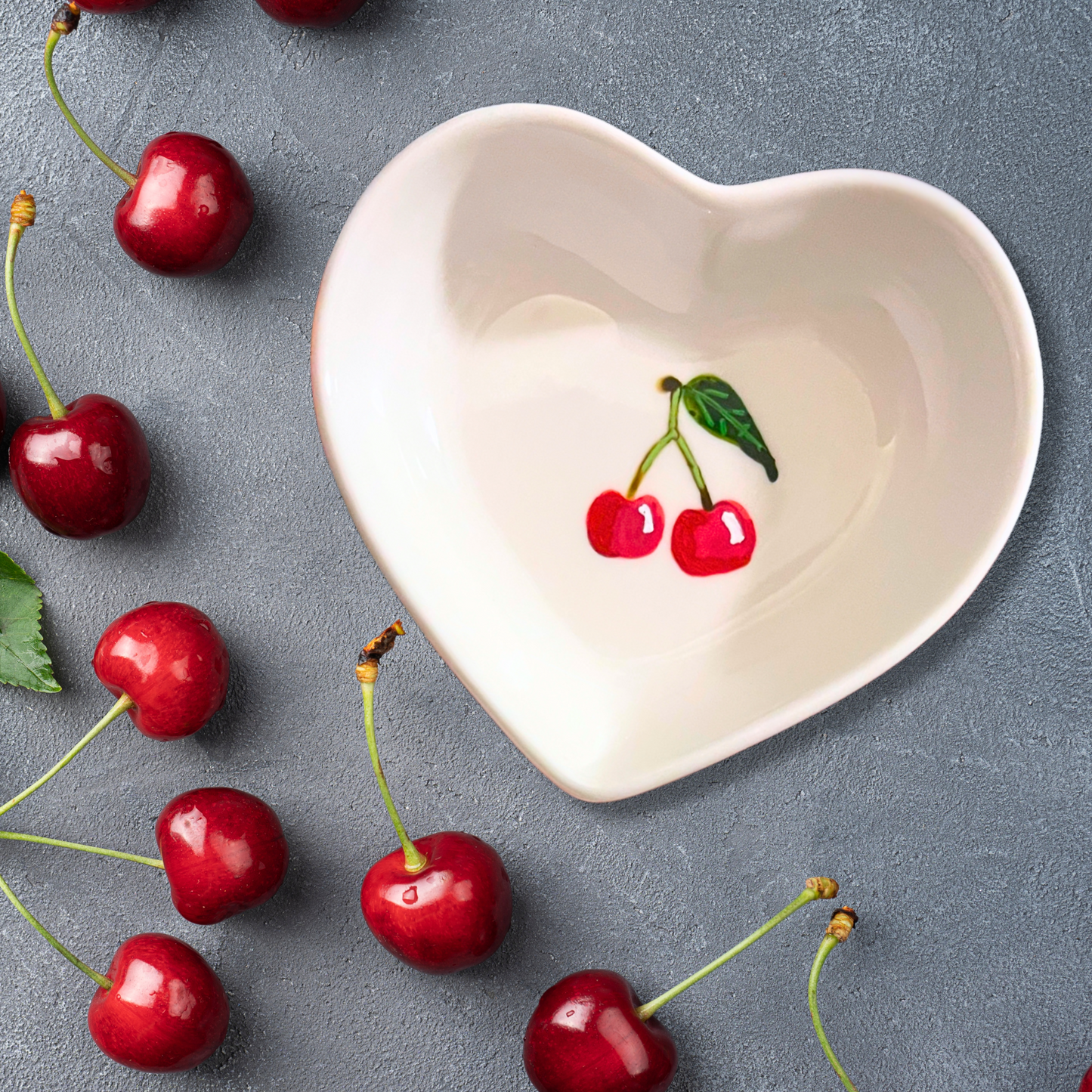 Cherries  Ceramic Trinket Dish (Copy)