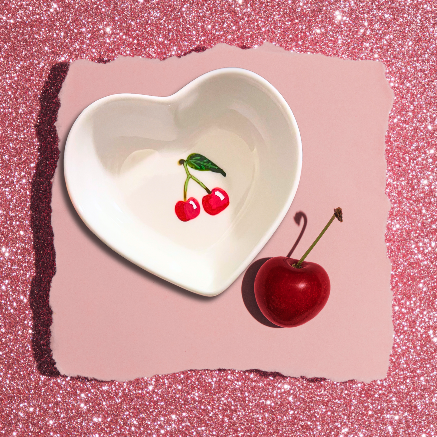 Cherries  Ceramic Trinket Dish (Copy)