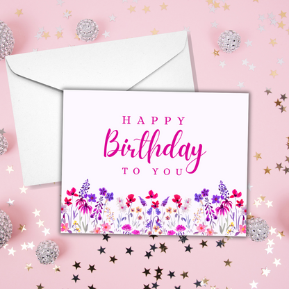 Happy Birthday Greeting Card