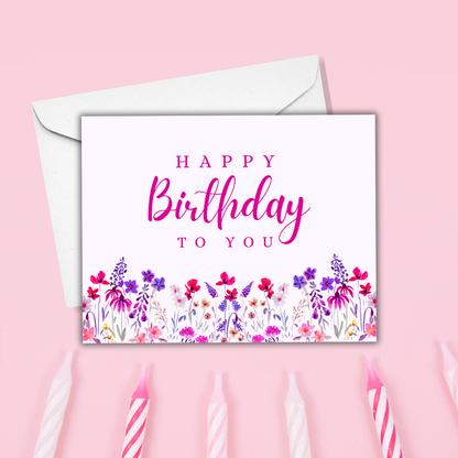 Happy Birthday Greeting Card