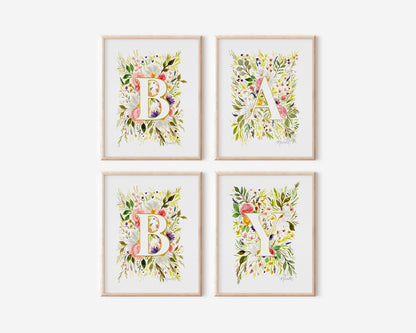 Monogram Letter Prints