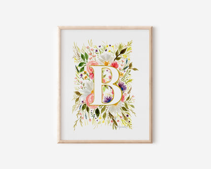 Monogram Letter Prints
