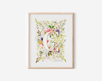 Monogram Letter Prints