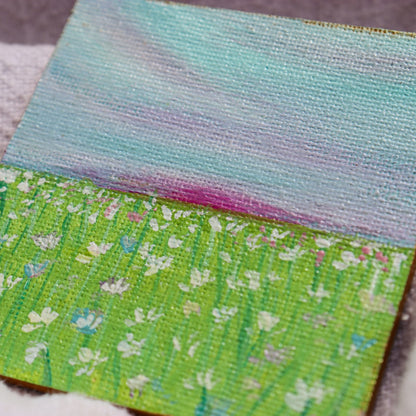 Cotton Candy Serenade Painted Landscape Magnet