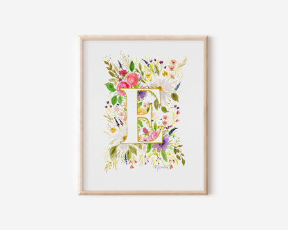 Monogram Letter Prints