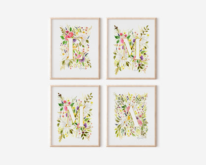 Monogram Letter Prints