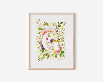 Monogram Letter Prints