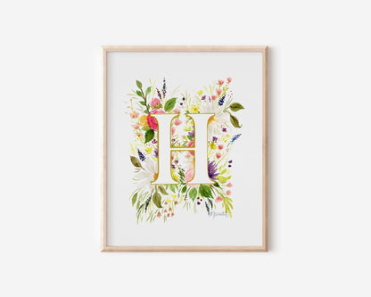 Monogram Letter Prints