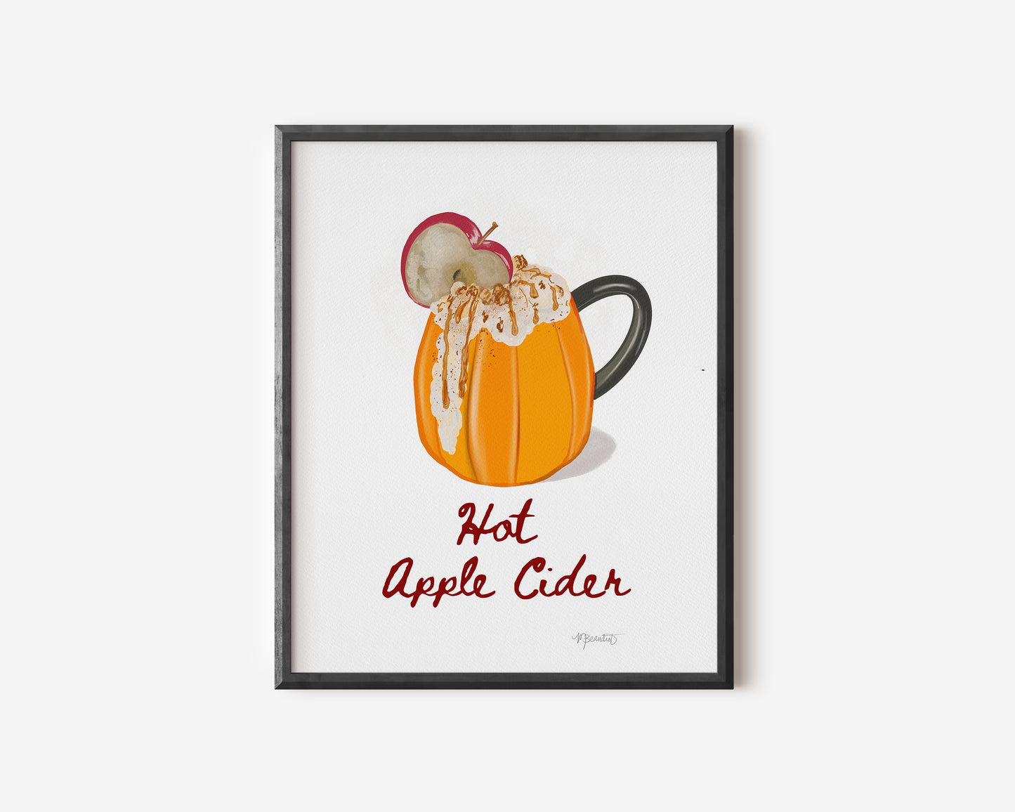 Hot Apple Cider Mug Art Print