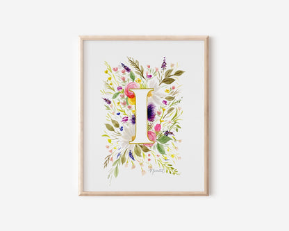 Monogram Letter Prints