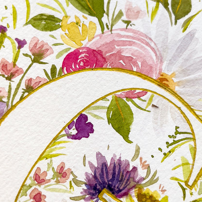 Monogram Original Painting Letter "G"