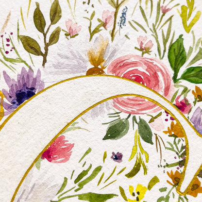 Monogram Original Painting Letter "C"