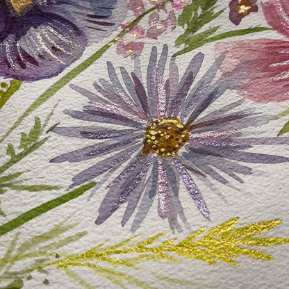 Custom Family Birth Flower Stems