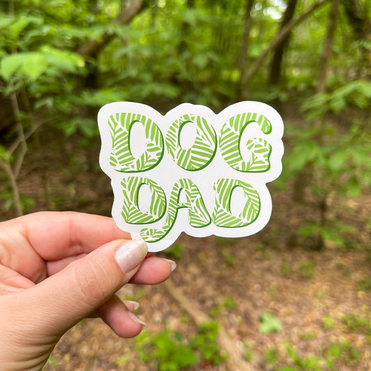 Dog Dad Vinyl Sticker