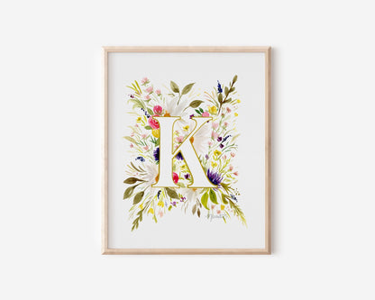 Monogram Letter Prints