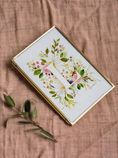 Monogram Original Painting Letter "L"