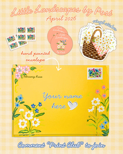 April Daisy Field 2026 Little Landscape