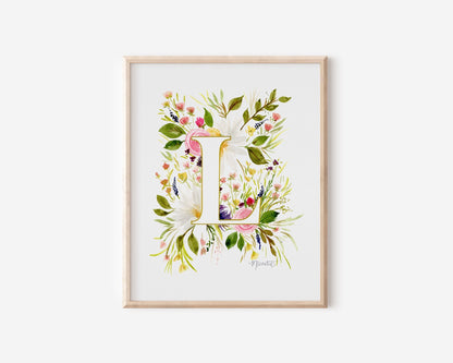 Monogram Letter Prints