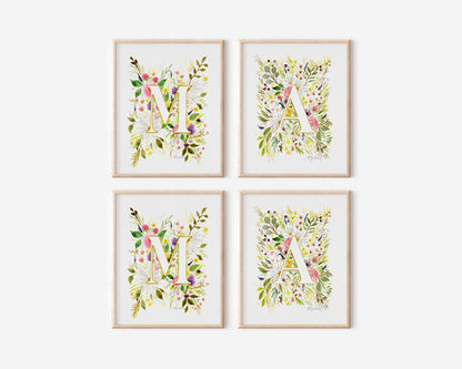 Monogram Letter Prints
