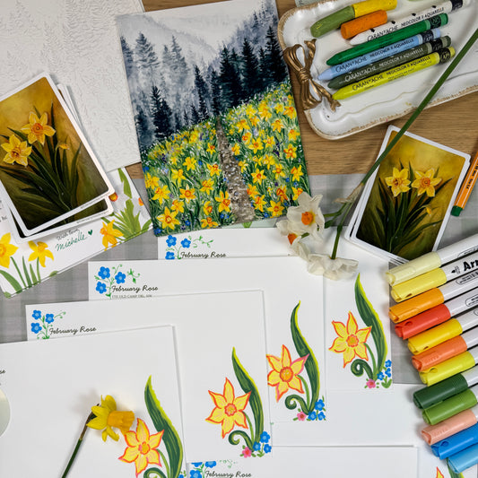 March Daffodils 2026 Little Landscape