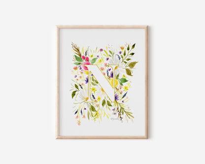 Monogram Letter Prints