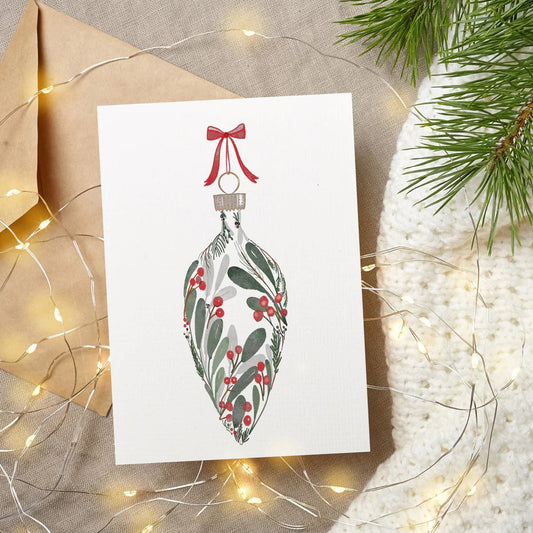 Holiday Ornament Greeting Card