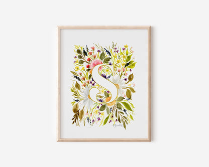 Monogram Letter Prints