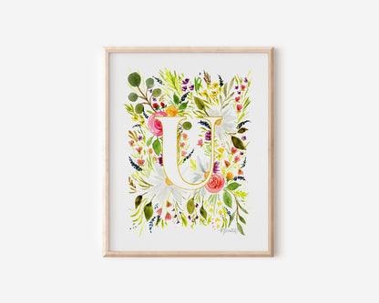 Monogram Letter Prints