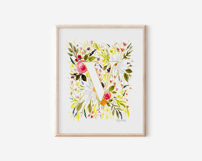 Monogram Letter Prints