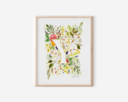 Monogram Letter Prints