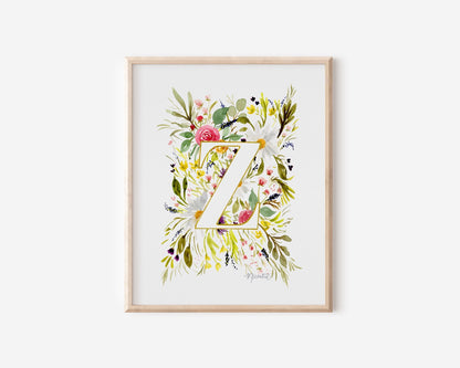 Monogram Letter Prints