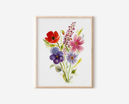 Custom Family Birth Flower Stems