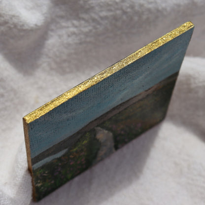 By the Seaside Painted Landscape Magnet