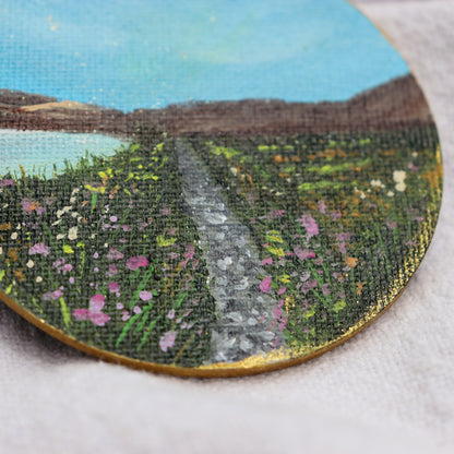 By the Seaside Painted Landscape Magnet