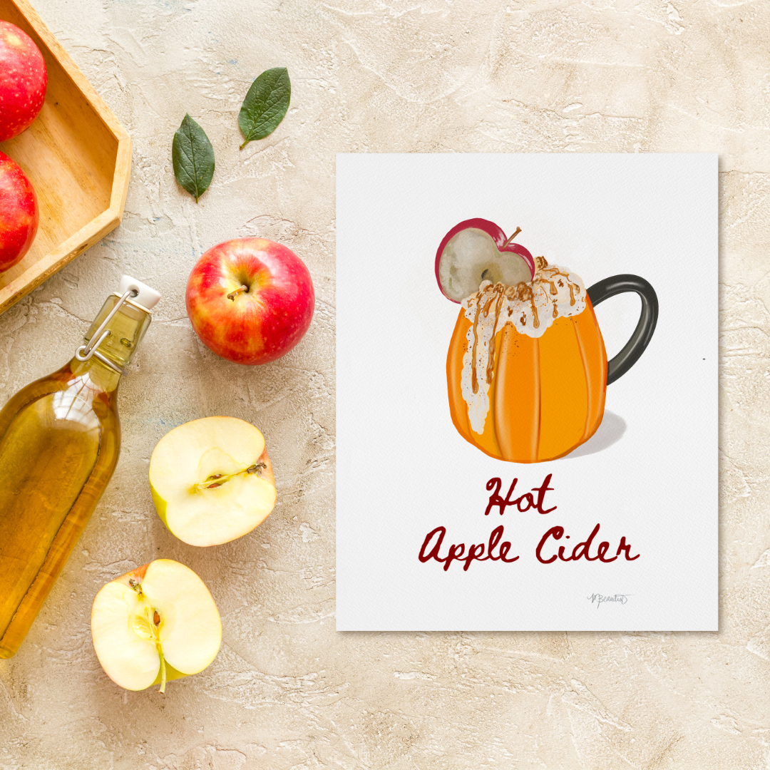 Hot Apple Cider Mug Art Print