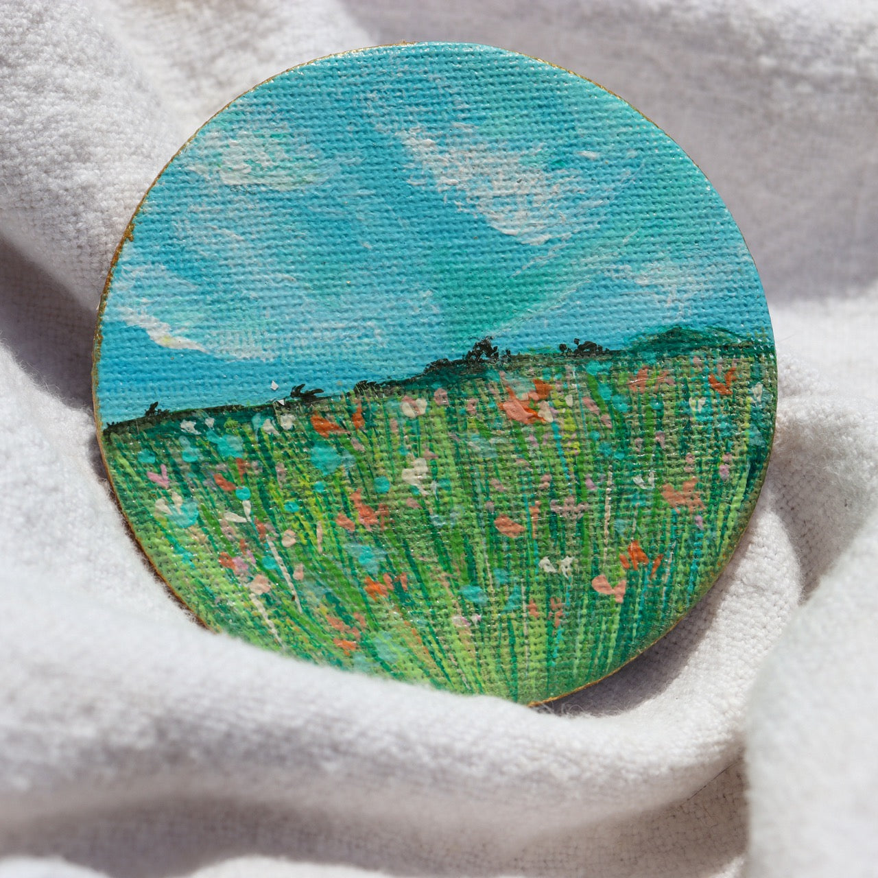 Meadow of Dreams Painted Landscape Magnet