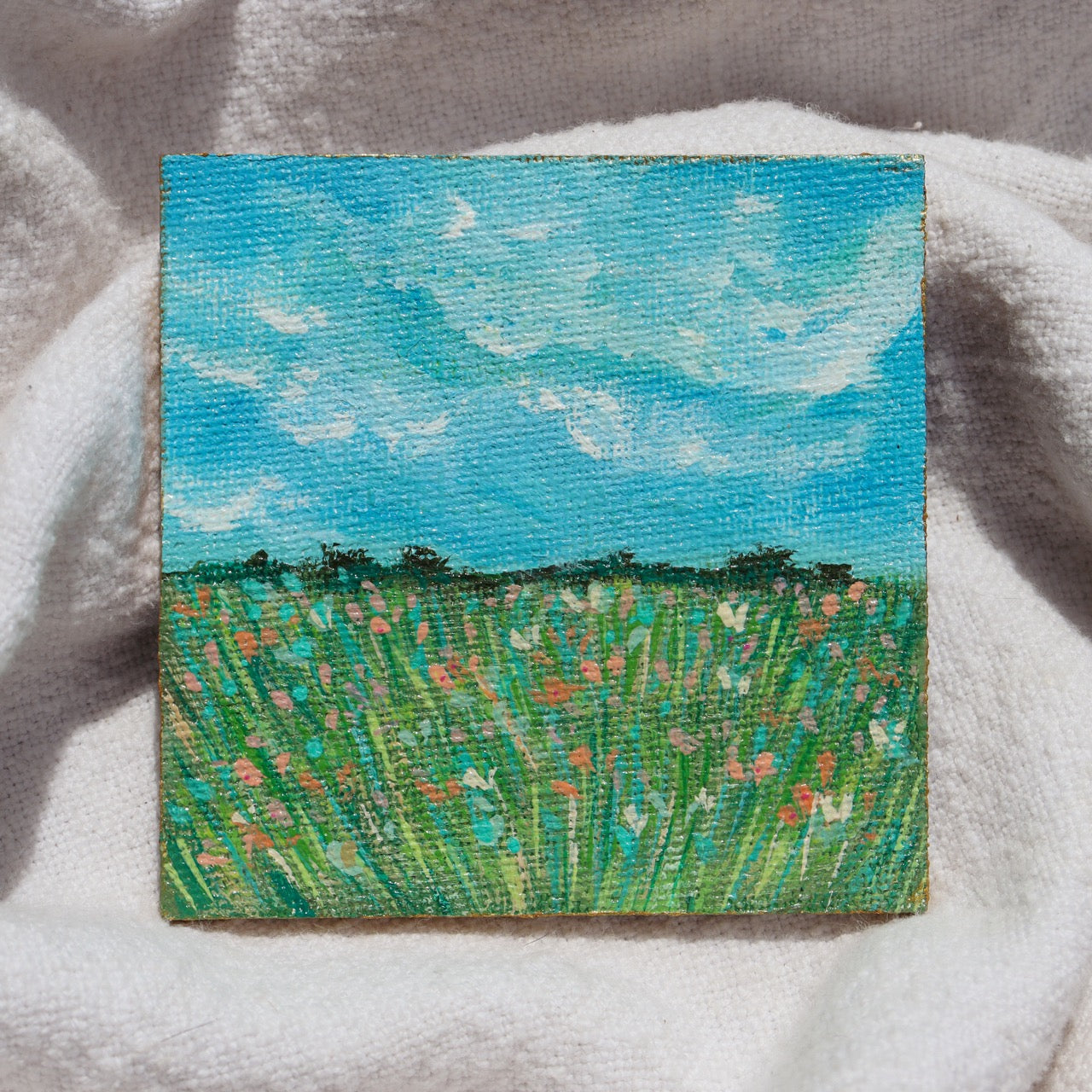 Meadow of Dreams Painted Landscape Magnet